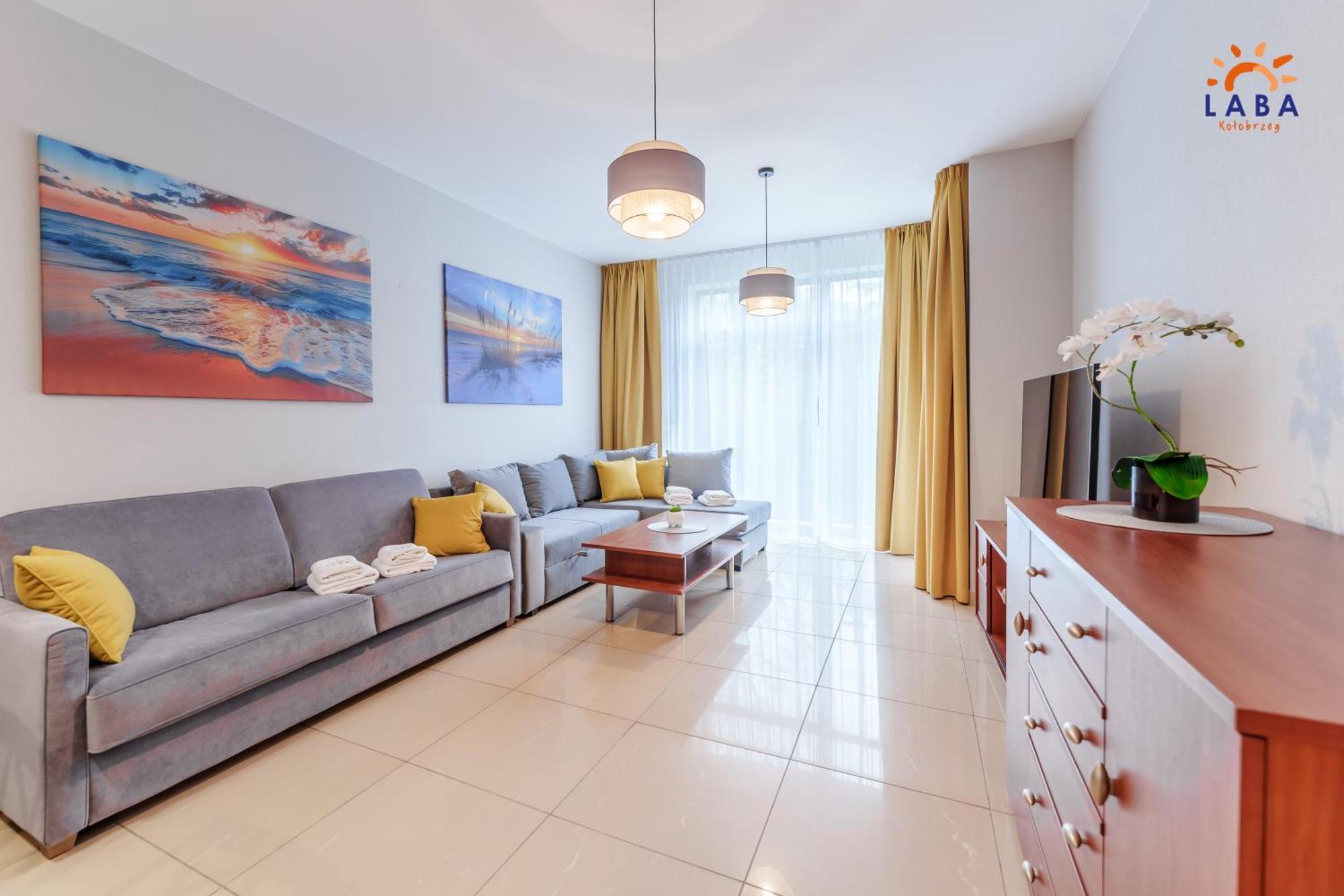 Laba Kolobrzeg Apartamenty Diune Z Parkingiem Buitenkant foto