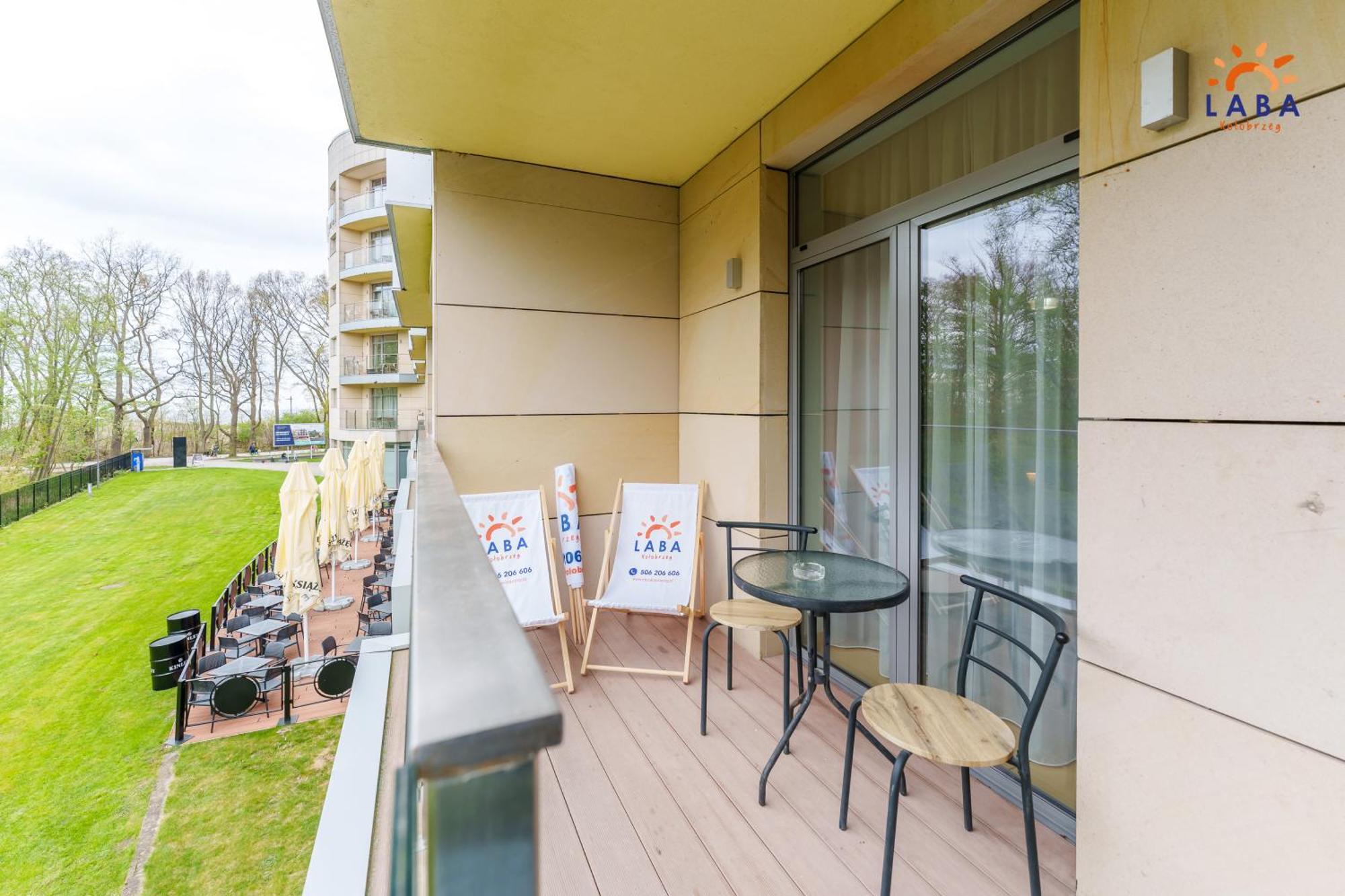 Laba Kolobrzeg Apartamenty Diune Z Parkingiem Buitenkant foto