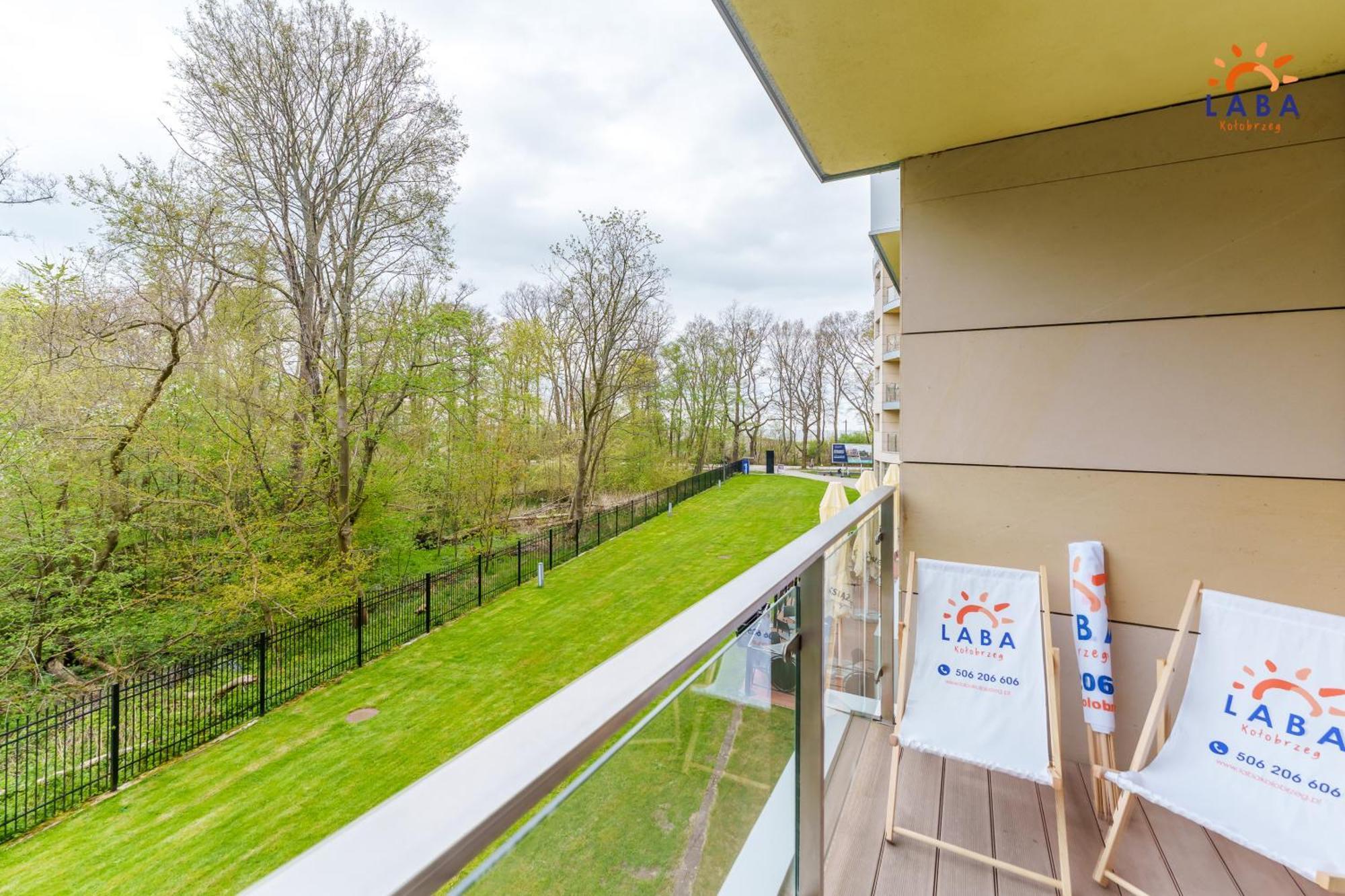 Laba Kolobrzeg Apartamenty Diune Z Parkingiem Buitenkant foto
