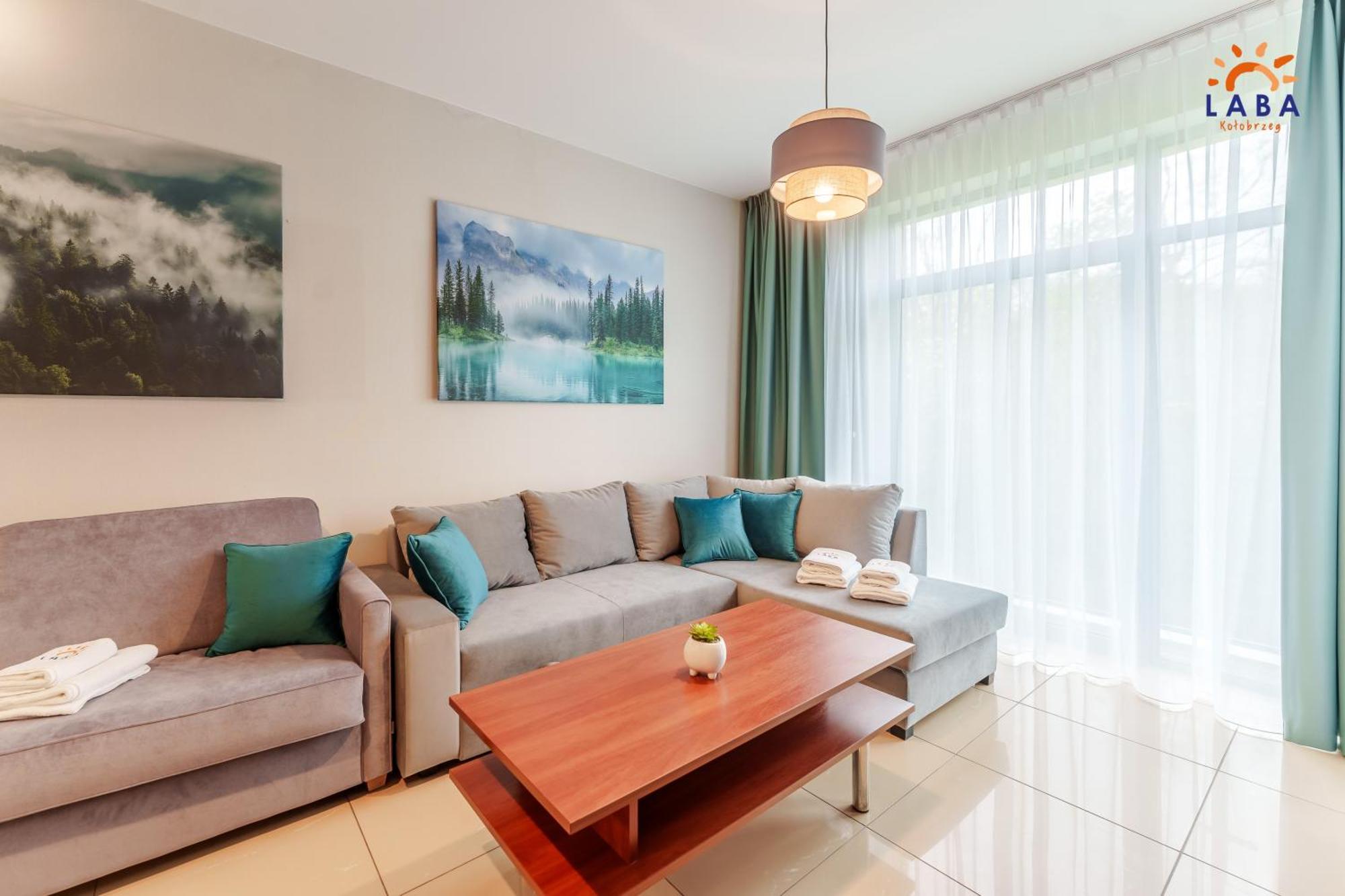 Laba Kolobrzeg Apartamenty Diune Z Parkingiem Buitenkant foto