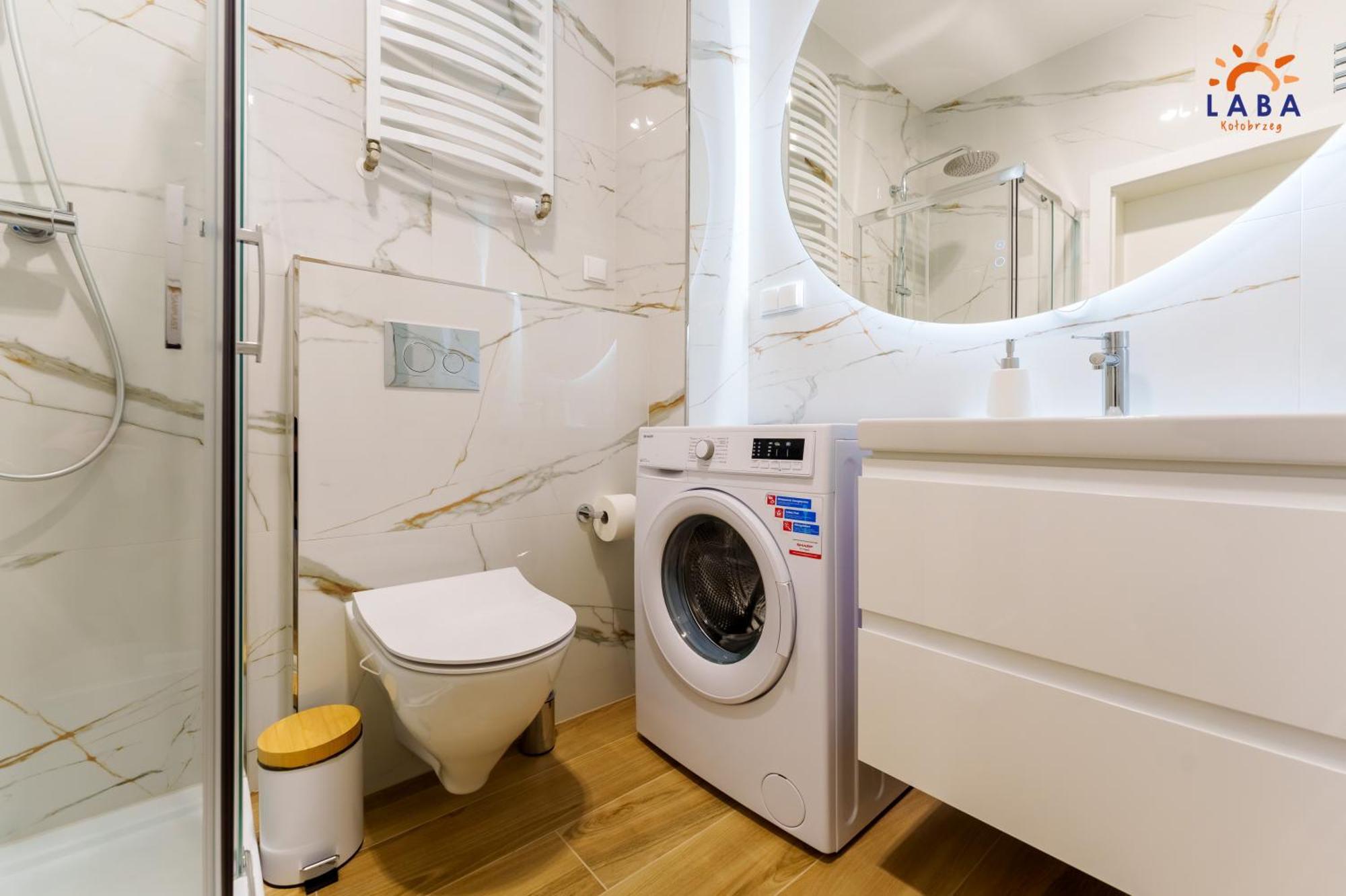 Laba Kolobrzeg Apartamenty Diune Z Parkingiem Buitenkant foto